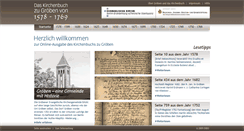 Desktop Screenshot of kirchenbuch-groeben.de