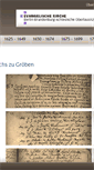 Mobile Screenshot of kirchenbuch-groeben.de